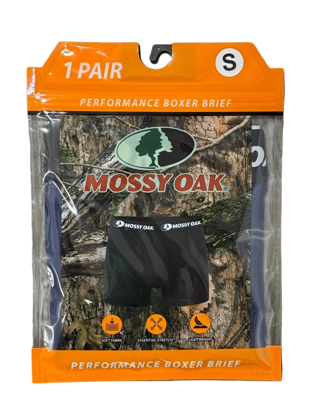 Mens Performance Boxer Briefs - Size Small - Mossy Oak - NWT